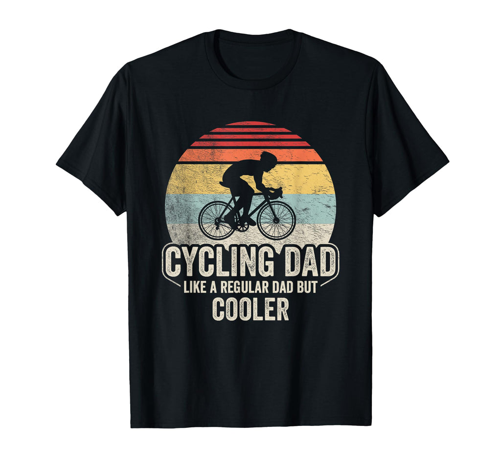 Funny Cycling Dad Like Regular Dad But T-Shirt - Graphic Print Unisex - T-Shirt, Sweatshirt, Hoodie