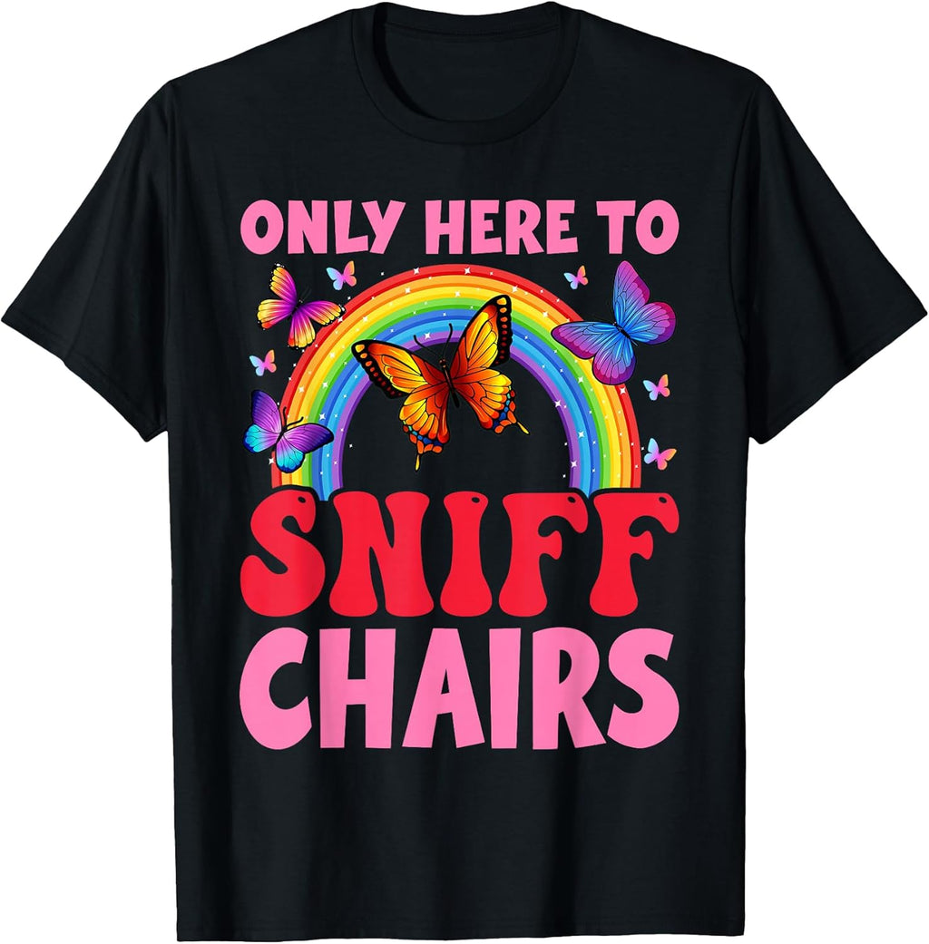 Funny Embarrassing Inappropriate Only Here to Sniff - Adult & Kids T-Shirts, Sweatshirts & Hoodies apparel design preview 1