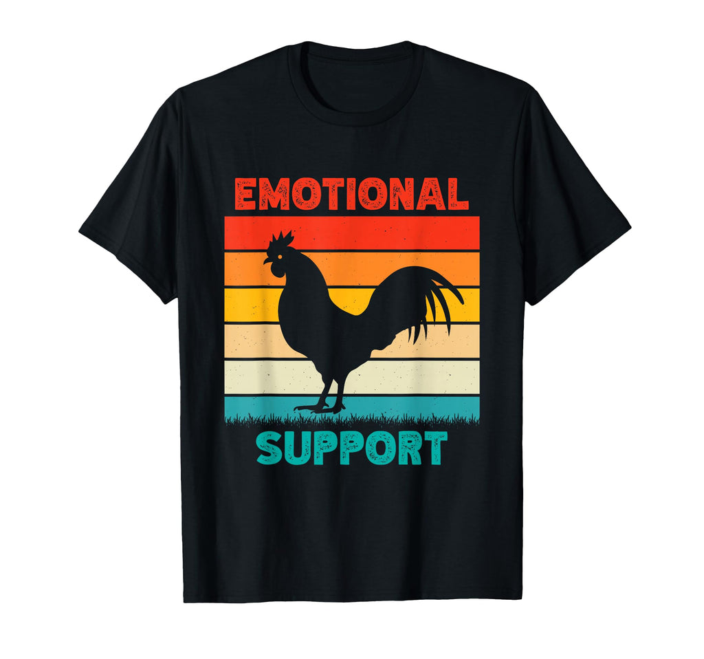Chicken Emotional Support Cock T-Shirt - Novelty Apparel Unisex - T-Shirt, Sweatshirt, Hoodie