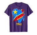 Dr Congo Flag Africa Map Love Rdc Drc T-Shirt - Trendy Graphic for Adults - T-Shirt, Sweatshirt, Hoodie