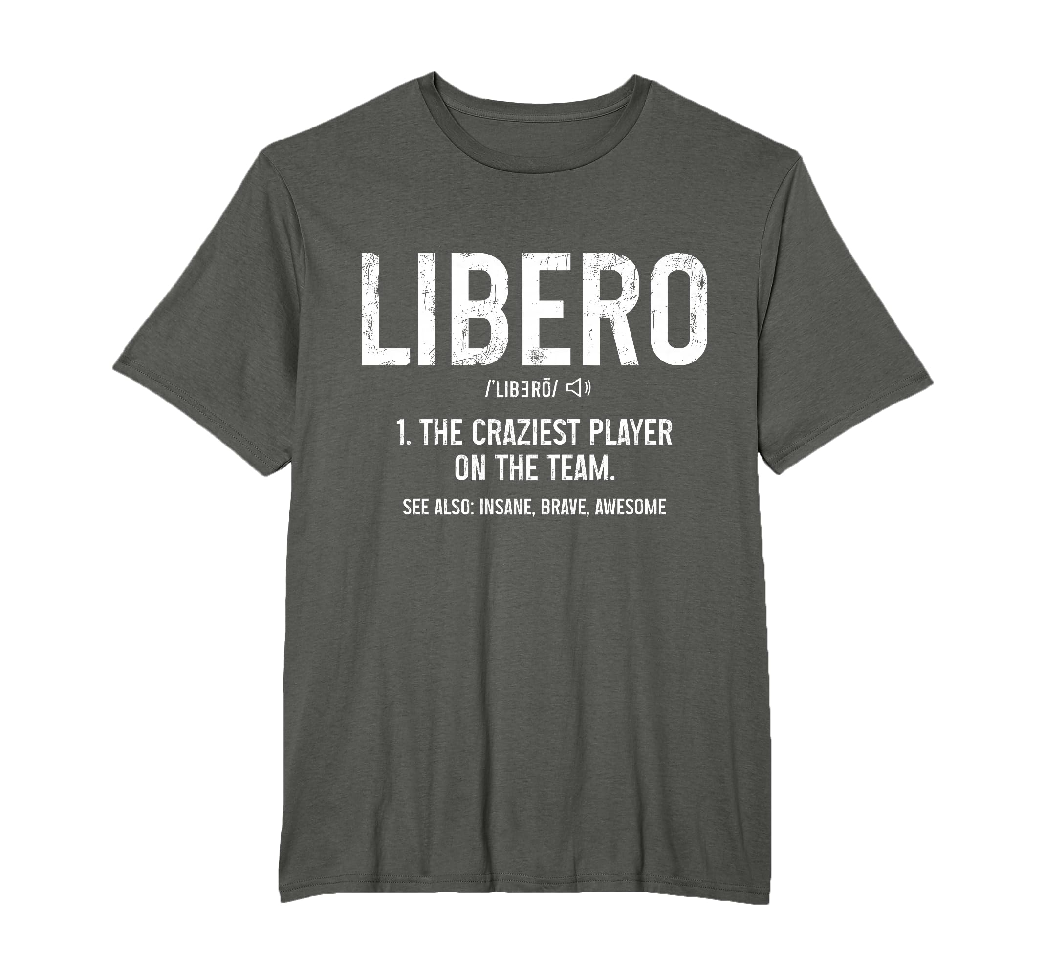 Volleyball Libero Definition Beach T-Shirt - Unique Graphic for Adults - T-Shirt, Sweatshirt, Hoodie