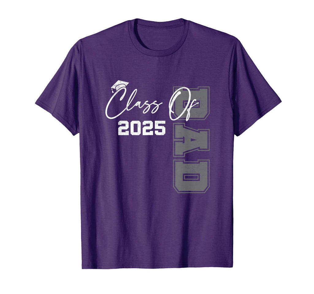 Dad Senior 2025 Proud Dad Class 2025 T-Shirt - Unique Graphic Unisex - T-Shirt, Sweatshirt, Hoodie