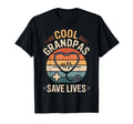 Grandpas Save Lives Funny Emt Grandpa T-Shirt - Trendy Graphic for Adults - T-Shirt, Sweatshirt, Hoodie