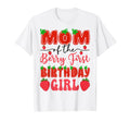 Mom Berry First Birthday Strawberry T-Shirt - Minimalist Print Men Women - T-Shirt, Sweatshirt, Hoodie