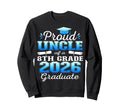 Proud Uncle 8Th Grade Graduate 2026 Sweatshirt - Trendy Graphic for Adults - T-Shirt, Sweatshirt, Hoodie