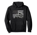 Us American Flag Semi Truck Driver Hoodie - Aesthetic Graphic Unisex - T-Shirt, Sweatshirt, Hoodie