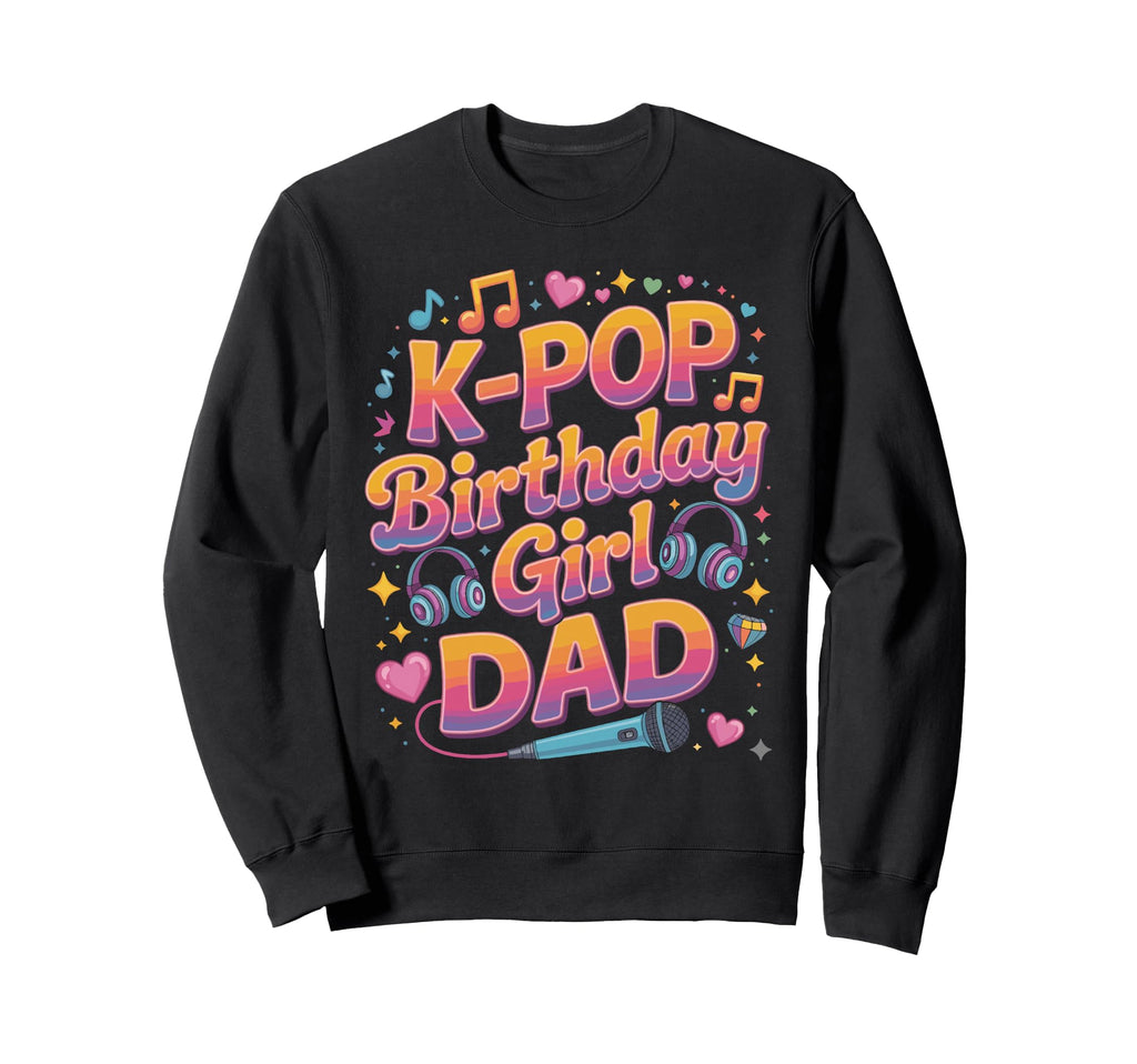 Korean Music Outfit Dad K Pop Sweatshirt - Unique Graphic for Adults - T-Shirt, Sweatshirt, Hoodie