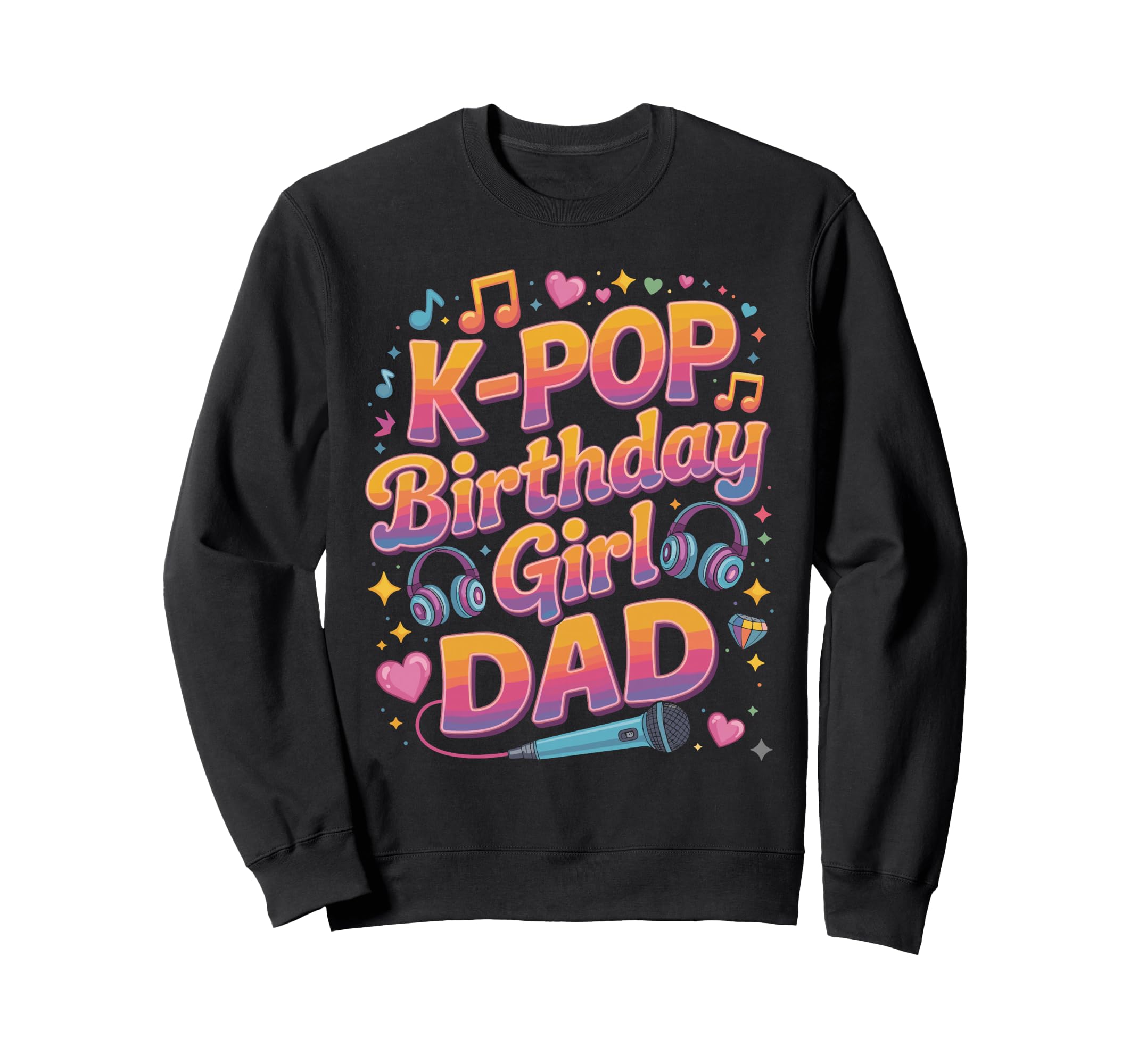 Korean Music Outfit Dad K Pop Sweatshirt - Unique Graphic for Adults - T-Shirt, Sweatshirt, Hoodie