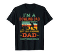 Bowling Lover Dad Gift Bowler Father T-Shirt - Unique Graphic for Adults - T-Shirt, Sweatshirt, Hoodie