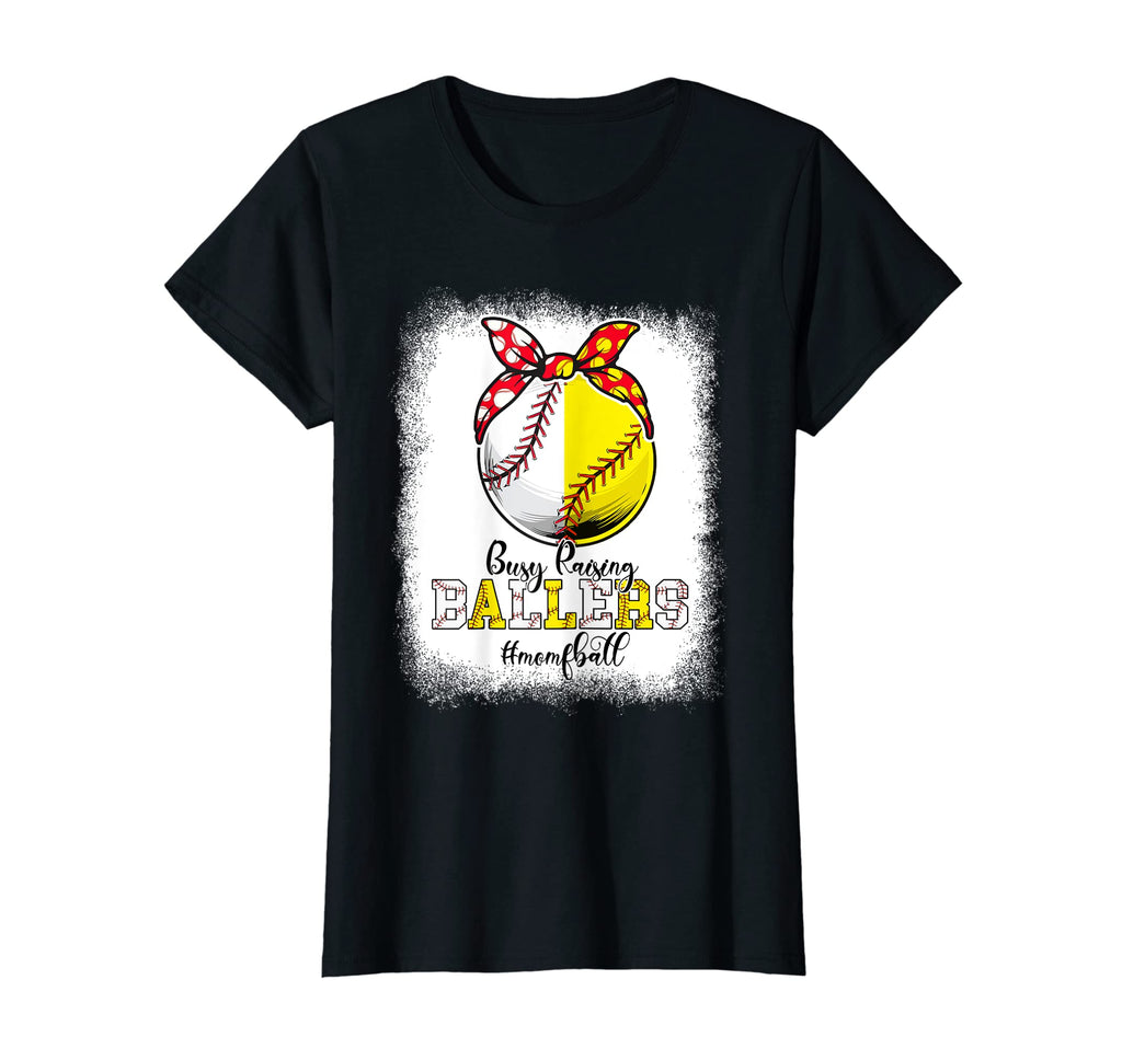 Womens Momof Both Baseball Softball T-Shirt - Graphic Print for Adults - T-Shirt, Sweatshirt, Hoodie