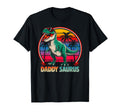 Daddy Saurus T Rex Dinosaur Dad T-Shirt - Fun Novelty Design for Adults - T-Shirt, Sweatshirt, Hoodie