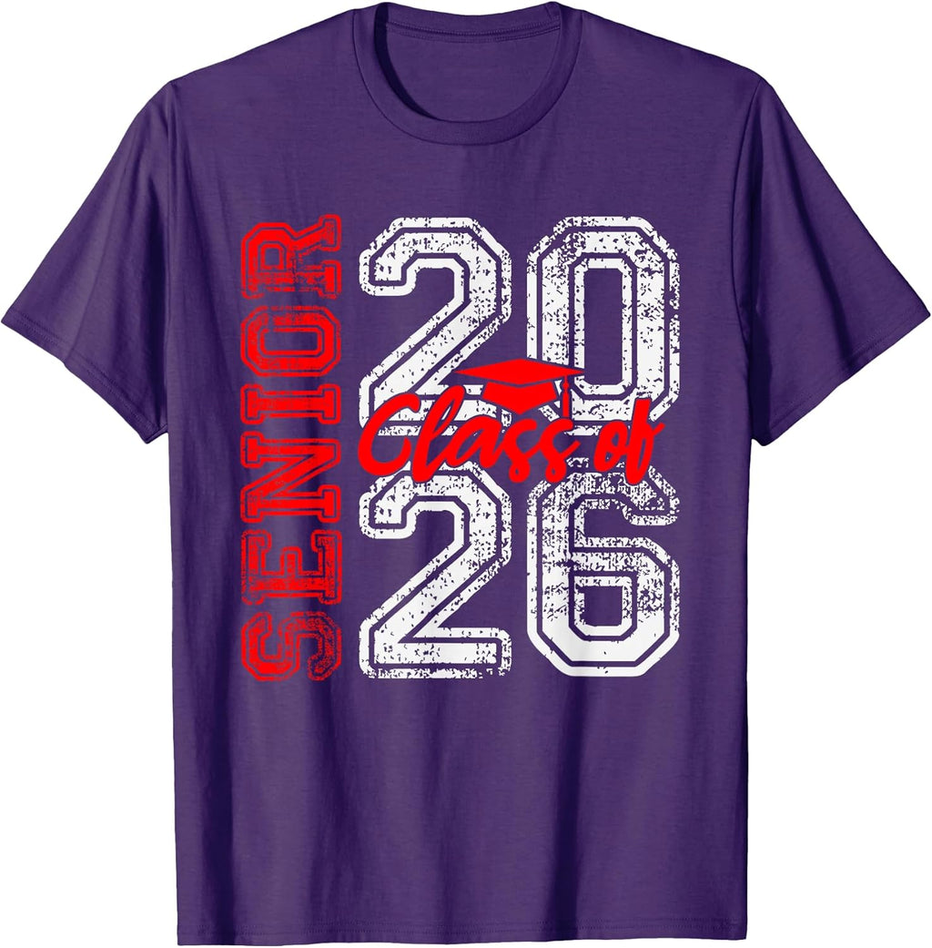 Senior 2026 Graduate Class of Graduation Men Women - Adult & Kids T-Shirts, Sweatshirts & Hoodies apparel design preview 1