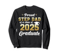 Proud Step Dad Class 2025 Graduate Gift Sweatshirt - Unique Graphic Unisex - T-Shirt, Sweatshirt, Hoodie