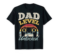 Mens Dad Level Unlocked Gamer Gaming T-Shirt - Unique Graphic for Adults - T-Shirt, Sweatshirt, Hoodie