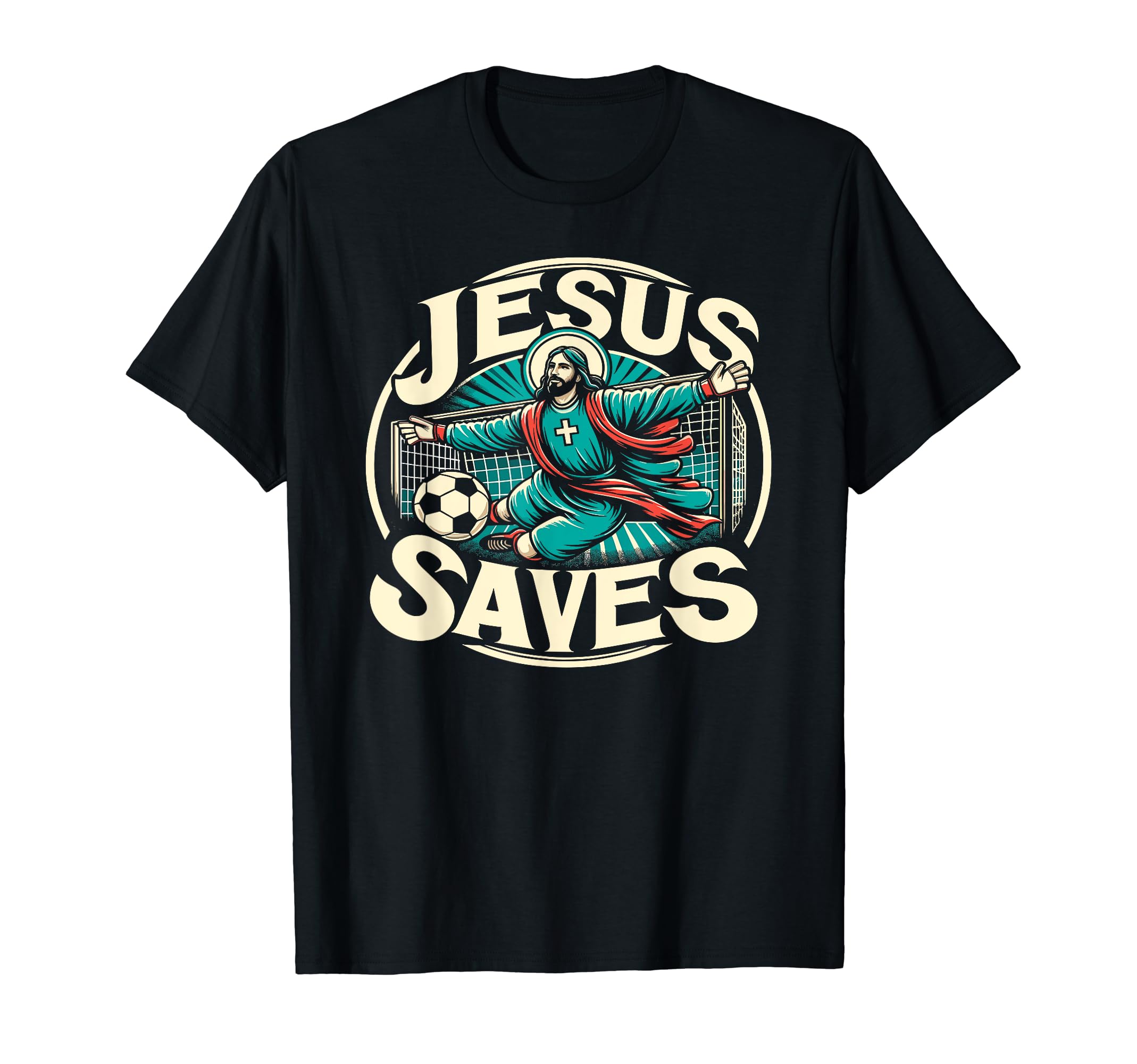 C J S Religious Christian Soccer Sweatshirt - Novelty Apparel Unisex - T-Shirt, Sweatshirt, Hoodie