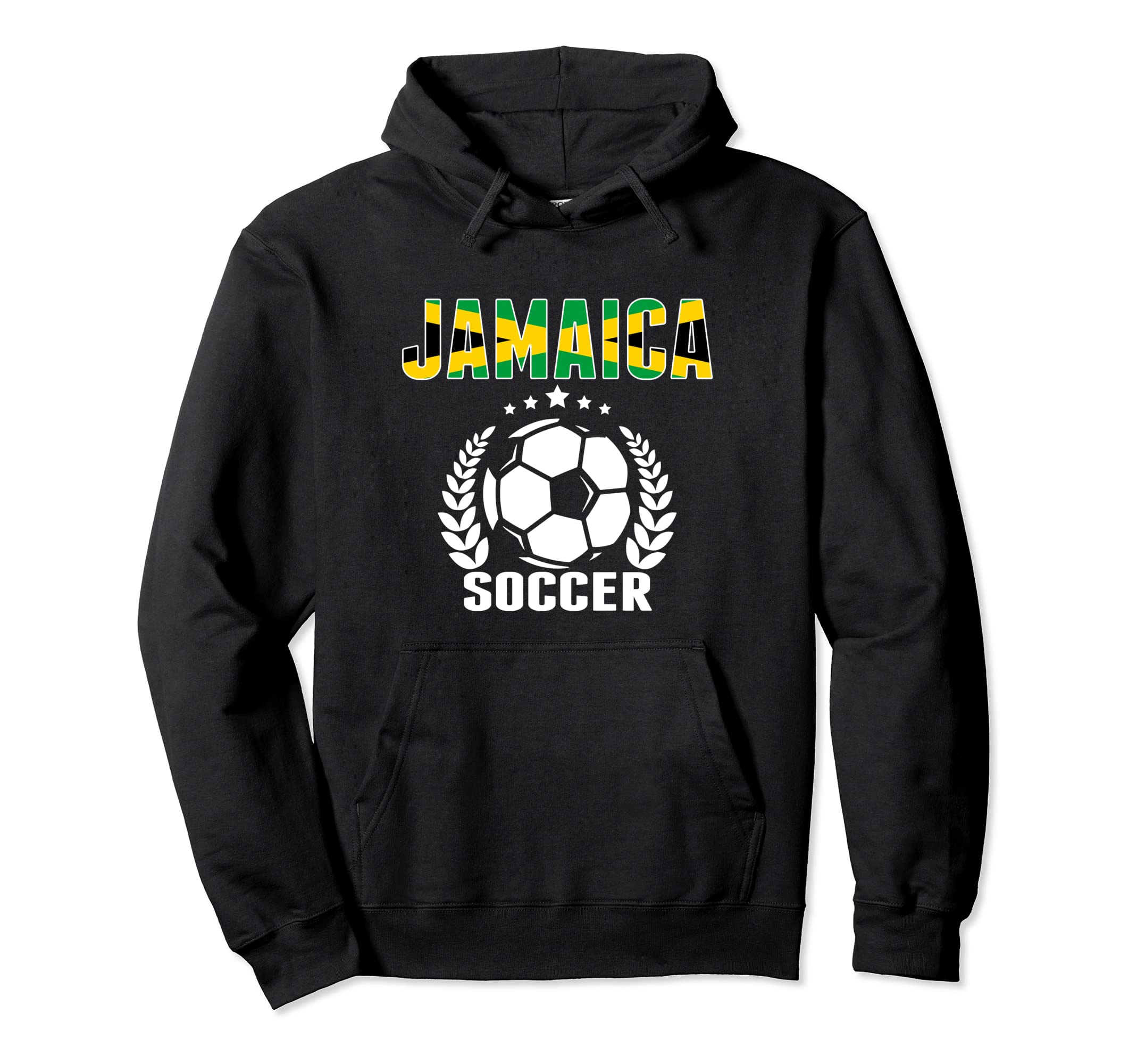 Jamaica Soccer Fans Jersey Jamaican Hoodie - Fun Novelty Design Men Women - T-Shirt, Sweatshirt, Hoodie