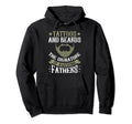 Bearded Inked Dad Beard Tattoo Hoodie - Fun Novelty Design Men Women - T-Shirt, Sweatshirt, Hoodie