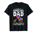 Mens Autism Dad Awareness Elephant T-Shirt - Minimalist Print Unisex - T-Shirt, Sweatshirt, Hoodie