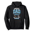 Proud Dad Hockey Senior Class 2027 Graduate Hoodie - Graphic Print Unisex - T-Shirt, Sweatshirt, Hoodie