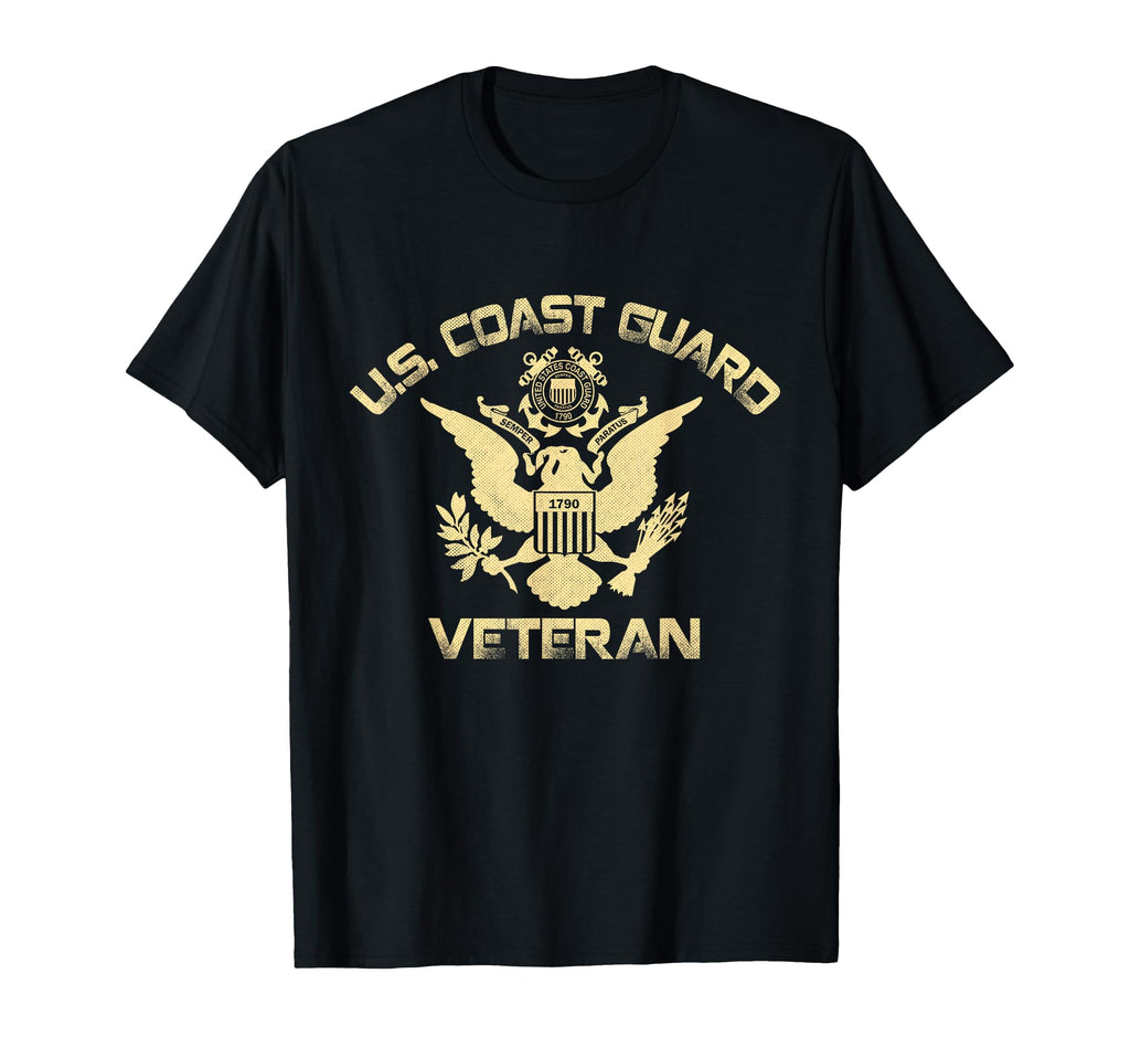 U S Coast Guard Veteran Eagle T-Shirt - Minimalist Print Men Women - T-Shirt, Sweatshirt, Hoodie