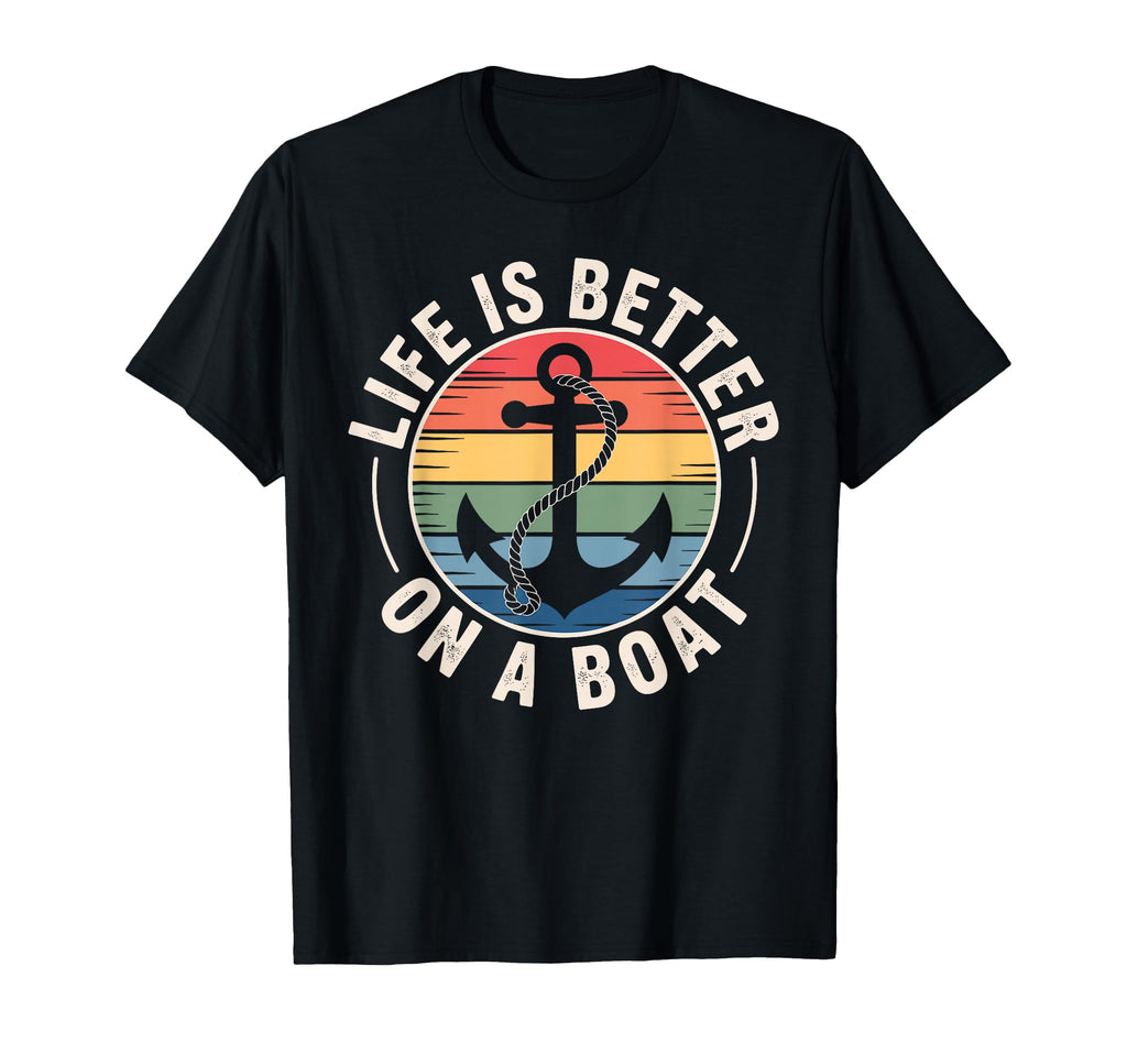 Boating Art Boat Captain Boater Boat T-Shirt - Novelty Apparel for Adults - T-Shirt, Sweatshirt, Hoodie