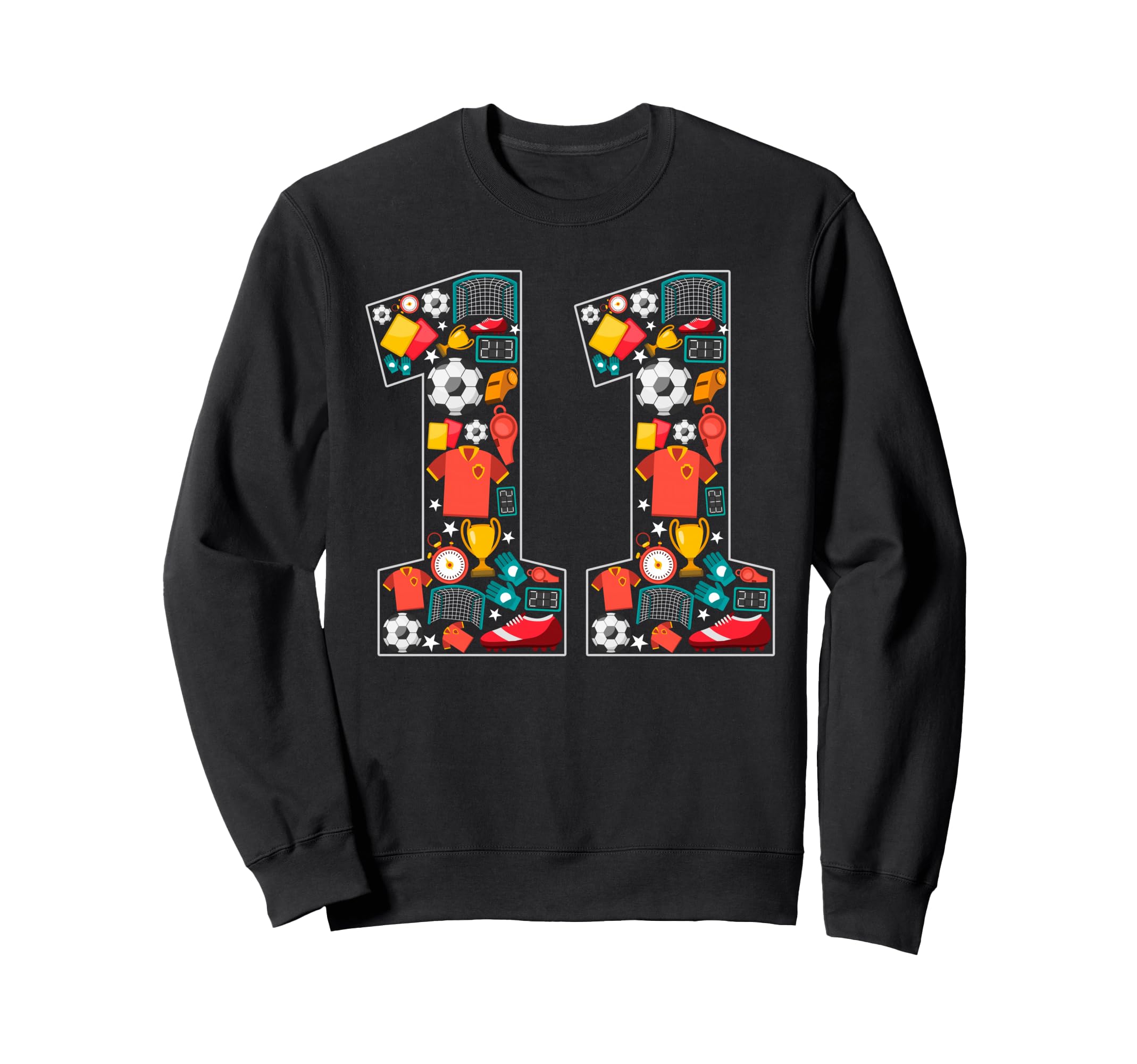 Its My 11Th Birthday Soccer Ball Sweatshirt - Casual Everyday Wear Unisex - T-Shirt, Sweatshirt, Hoodie