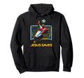 Jesus Saves Soccer Goalie Christian Hoodie - Trendy Graphic for Adults - T-Shirt, Sweatshirt, Hoodie