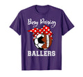 Busy Raising Ballers Funny Football Soccer T-Shirt - Trendy Graphic Unisex - T-Shirt, Sweatshirt, Hoodie