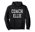 Coach Ellie Custom Football Soccer Hoodie - Minimalist Print Men Women - T-Shirt, Sweatshirt, Hoodie