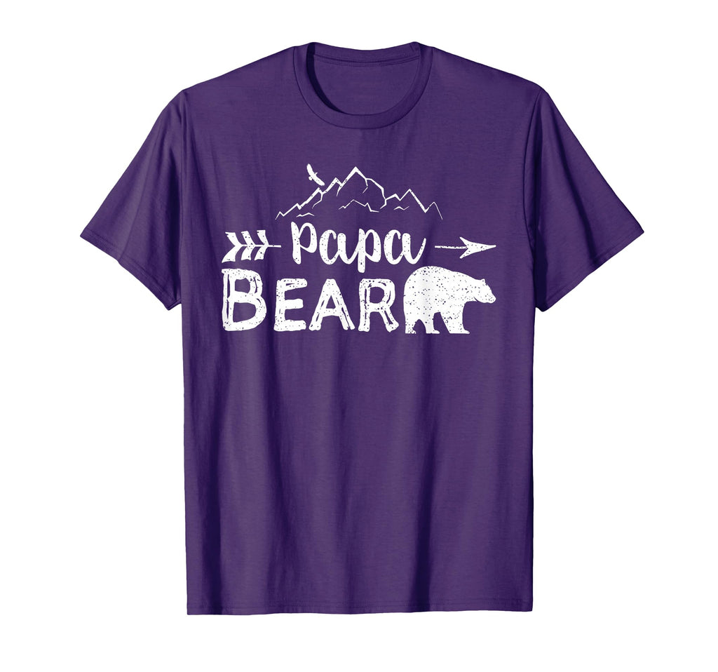 Papa Bear Matching Family Mama Papa T-Shirt - Custom Art Print for Adults - T-Shirt, Sweatshirt, Hoodie