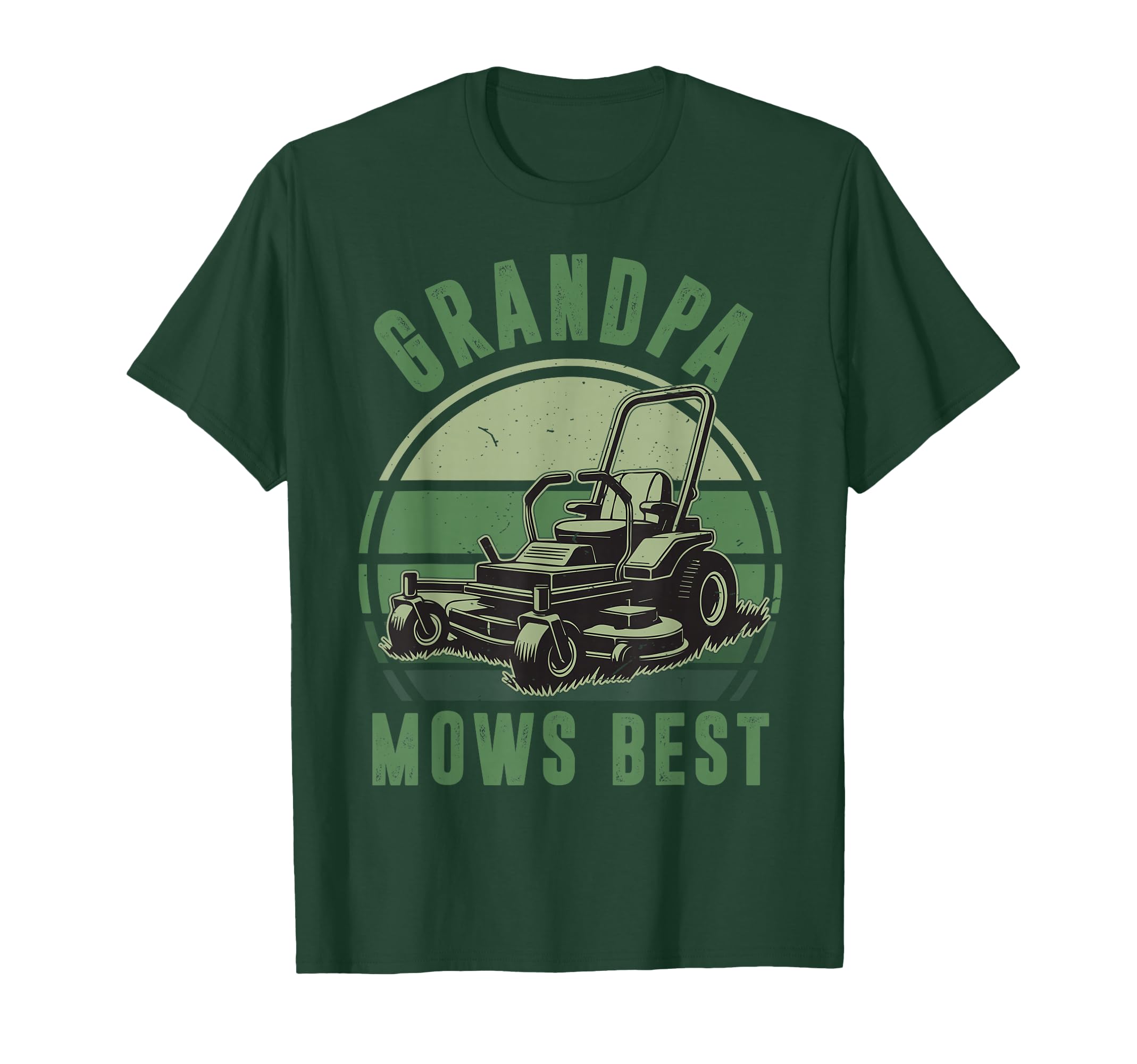 Grandpa Mows Best Zero Turn Lawn Mower T-Shirt - Unique Graphic for Adults - T-Shirt, Sweatshirt, Hoodie