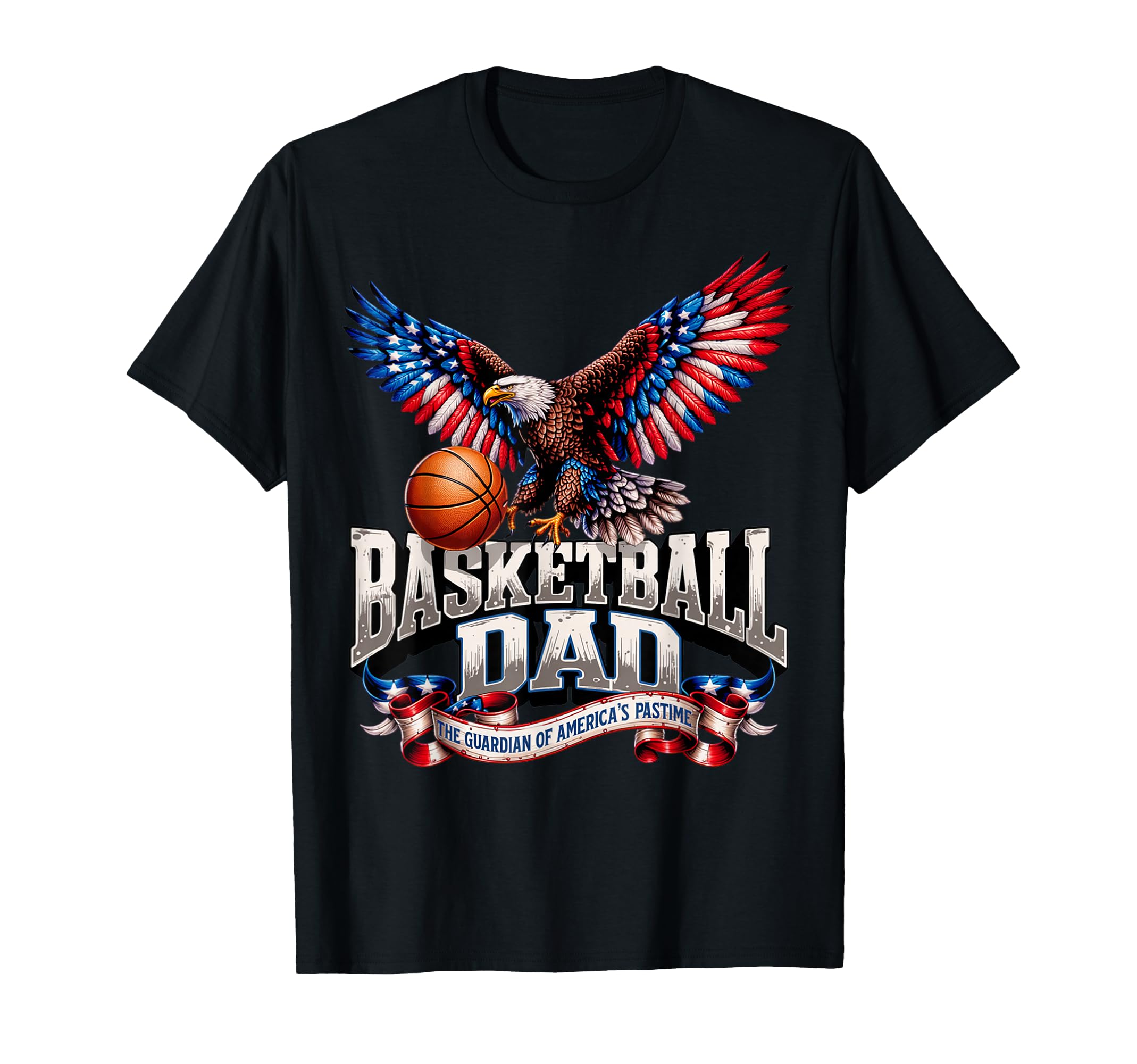 Basketball Dad American Flag T-Shirt - Streetwear Style Men Women - T-Shirt, Sweatshirt, Hoodie