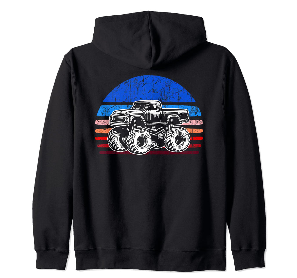 Monster Truck Dad Fathers Day Click T-Shirt - Fun Novelty Design Men Women - T-Shirt, Sweatshirt, Hoodie