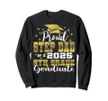 Proud Step Dad 2025 8Th Grade Sweatshirt - Casual Everyday Wear for Adults - T-Shirt, Sweatshirt, Hoodie