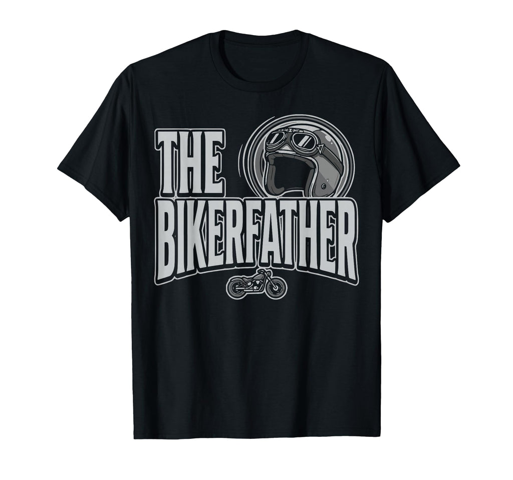 Bikerfather Biking Biker Dad T-Shirt - Graphic Print Unisex - T-Shirt, Sweatshirt, Hoodie