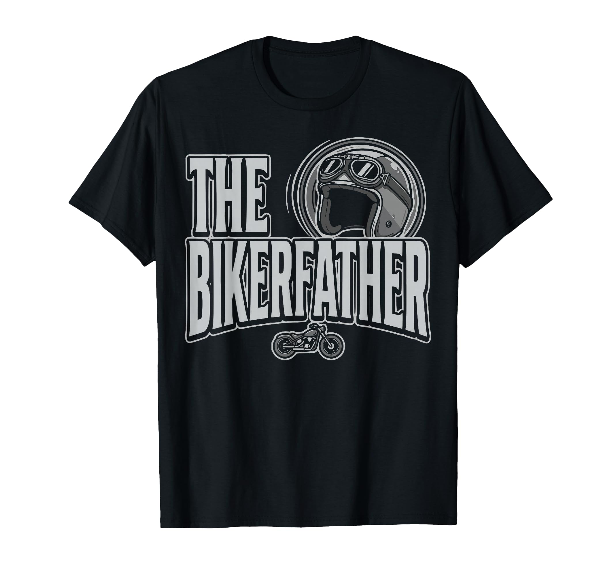 Bikerfather Biking Biker Dad T-Shirt - Graphic Print Unisex - T-Shirt, Sweatshirt, Hoodie