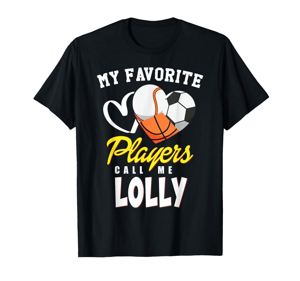 My Favorite Players Baseball Soccer T-Shirt - Graphic Print for Adults - T-Shirt, Sweatshirt, Hoodie