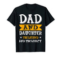 Dad And Daughter Legend And Legacy Dad T-Shirt - Minimalist Print Unisex - T-Shirt, Sweatshirt, Hoodie