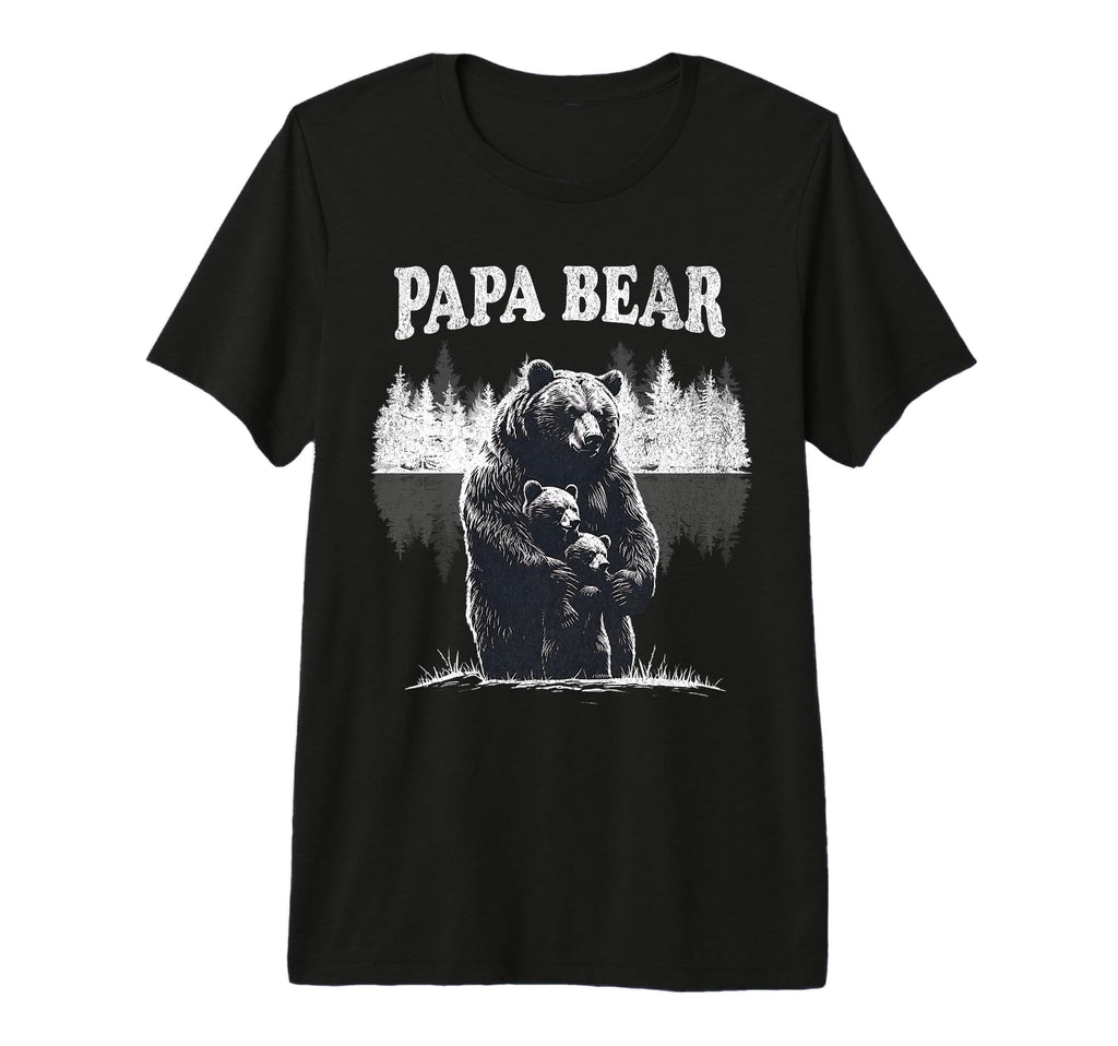 Papa Bear Bear Pajamas Fathers T-Shirt - Casual Everyday Wear Men Women - T-Shirt, Sweatshirt, Hoodie