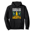 Funny Dad Twins Beer Drinking Twin Hoodie - Custom Art Print for Adults - T-Shirt, Sweatshirt, Hoodie