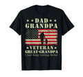 Dad Grandpa Veteran Great Grandpa T-Shirt - Casual Everyday Wear for Adults - T-Shirt, Sweatshirt, Hoodie