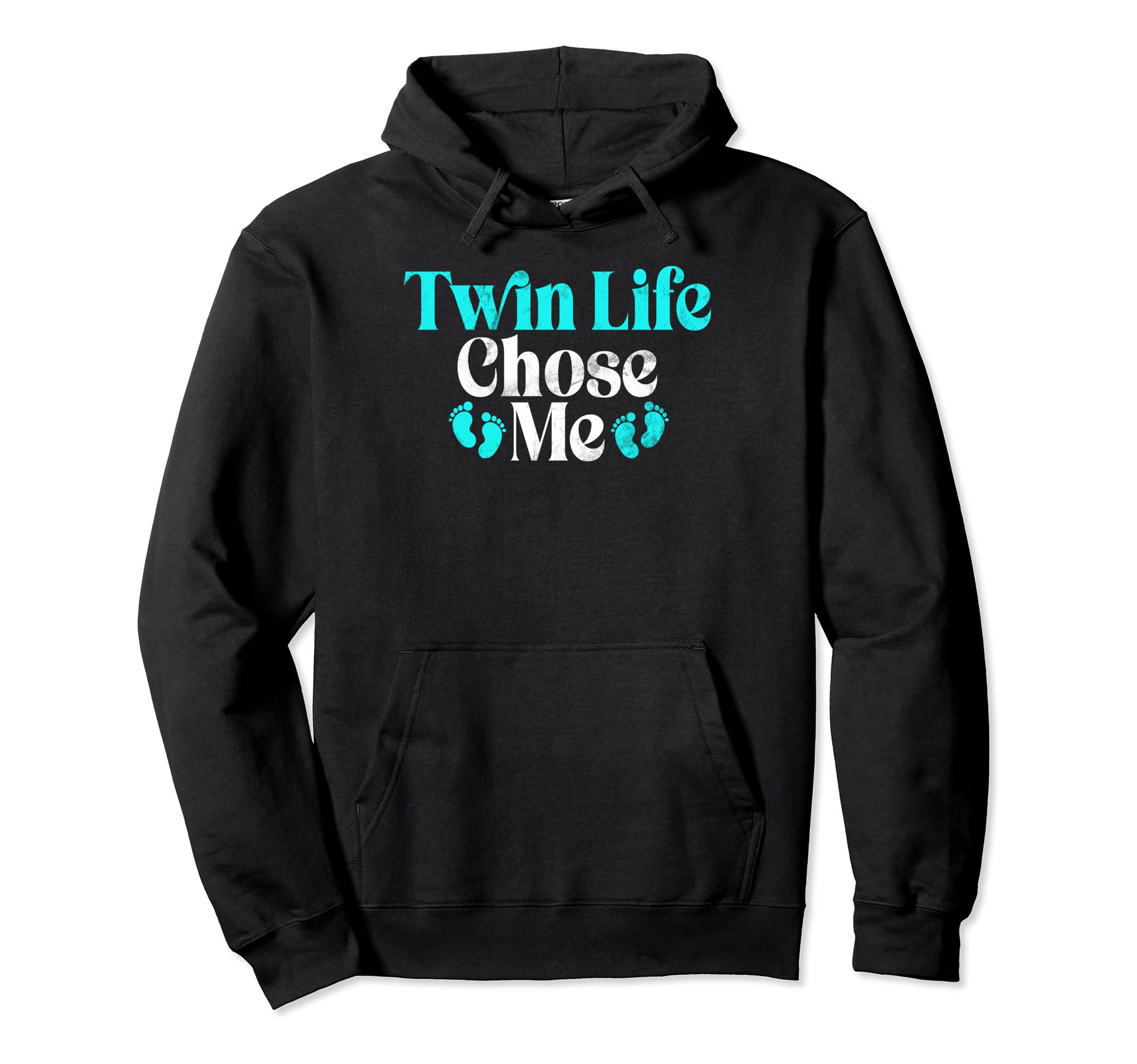 Twin Life Chose Me Twin Dad Hoodie - Fun Novelty Design Men Women - T-Shirt, Sweatshirt, Hoodie