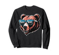 Papa Bear Husband Father Family Sweatshirt - Unique Graphic Men Women - T-Shirt, Sweatshirt, Hoodie