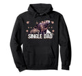 Single Dad 1 Children Birth Father Dad Hoodie - Graphic Print for Adults - T-Shirt, Sweatshirt, Hoodie