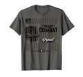 Daughter Wears Combat Boots Proud T-Shirt - Fun Novelty Design for Adults - T-Shirt, Sweatshirt, Hoodie