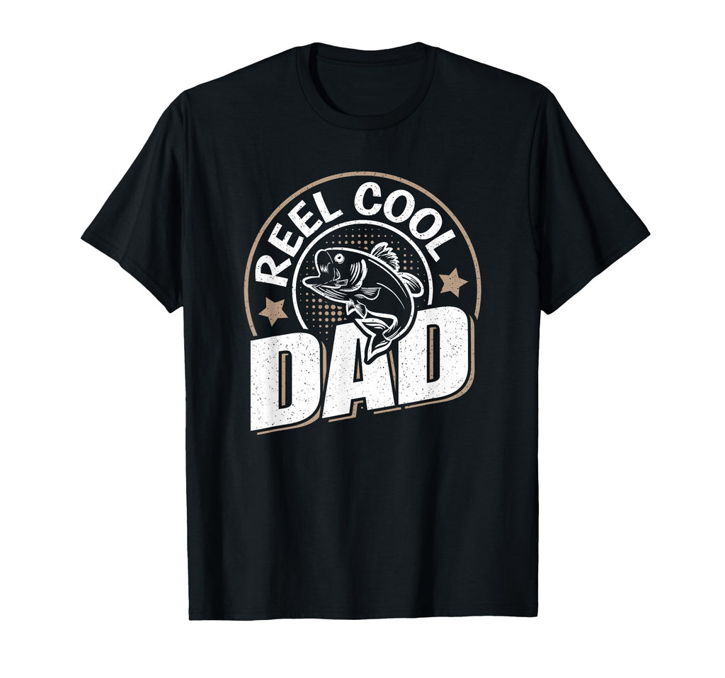 Reel Dad Funny Fishing Dad T-Shirt - Minimalist Print Men Women - T-Shirt, Sweatshirt, Hoodie