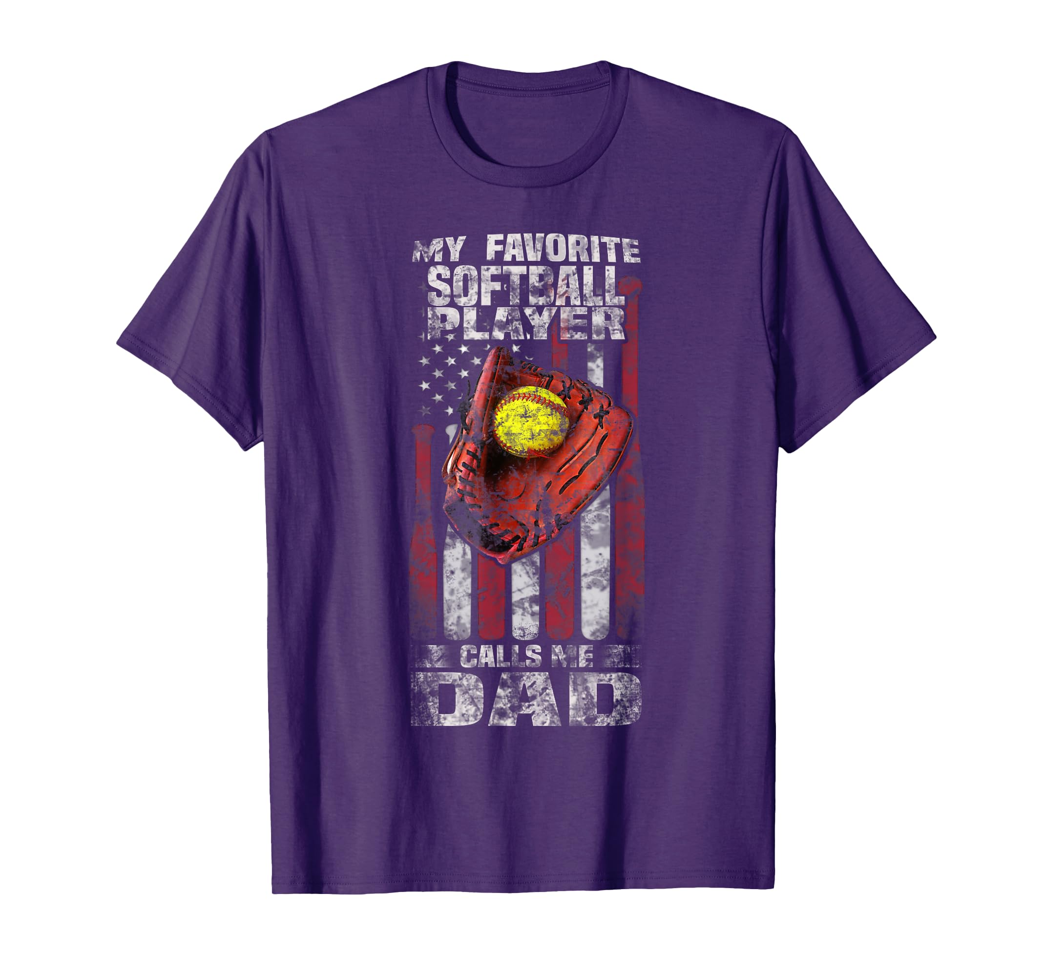 Softball Dad Gifts My Favorite T-Shirt - Casual Everyday Wear for Adults - T-Shirt, Sweatshirt, Hoodie