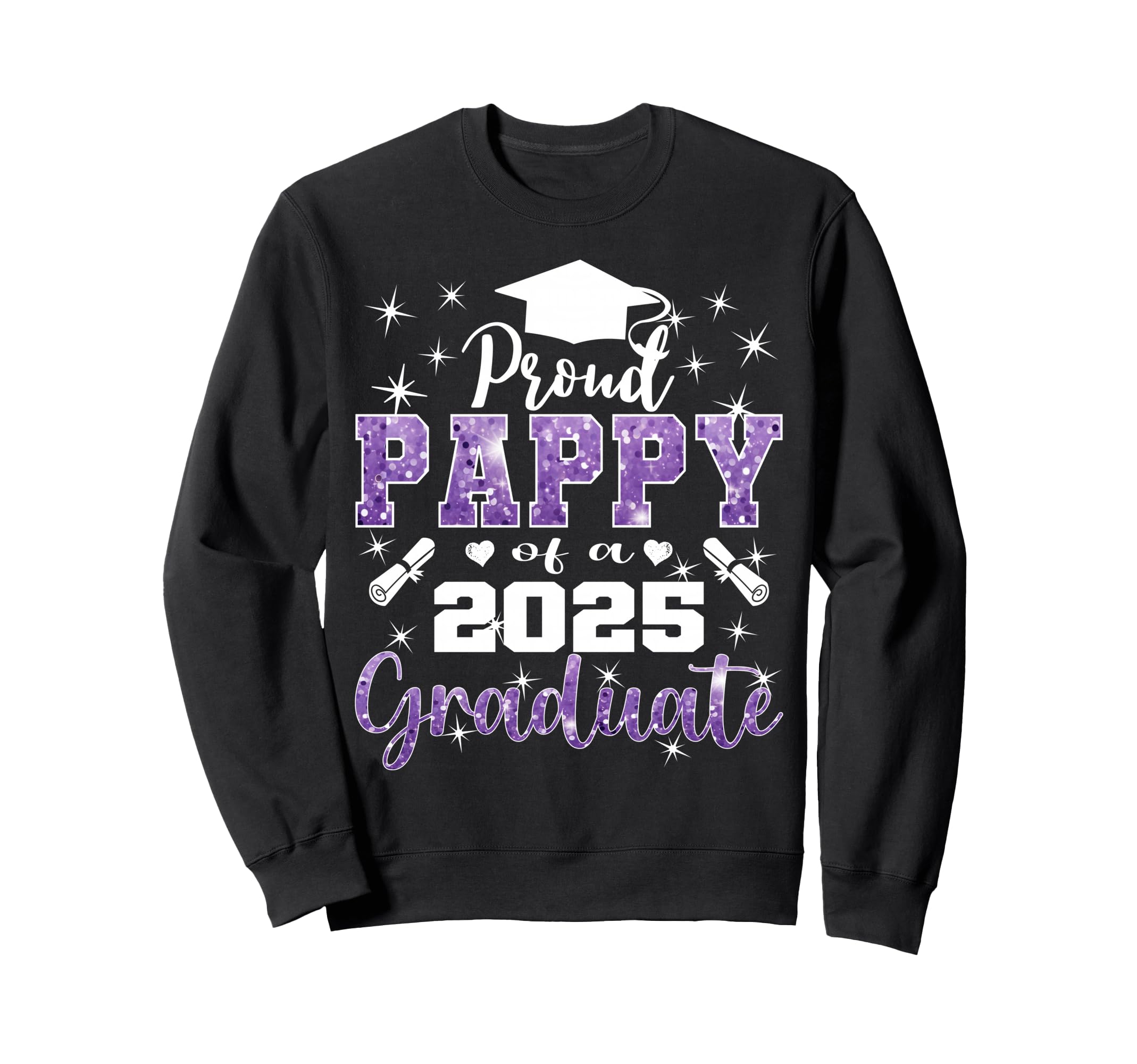 Super Proud Pappy 2026 Graduate Sweatshirt - Streetwear Style for Adults - T-Shirt, Sweatshirt, Hoodie
