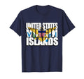 Us Virgin Island Soccer Summer Athletics Hoodie - Graphic Print for Adults - T-Shirt, Sweatshirt, Hoodie