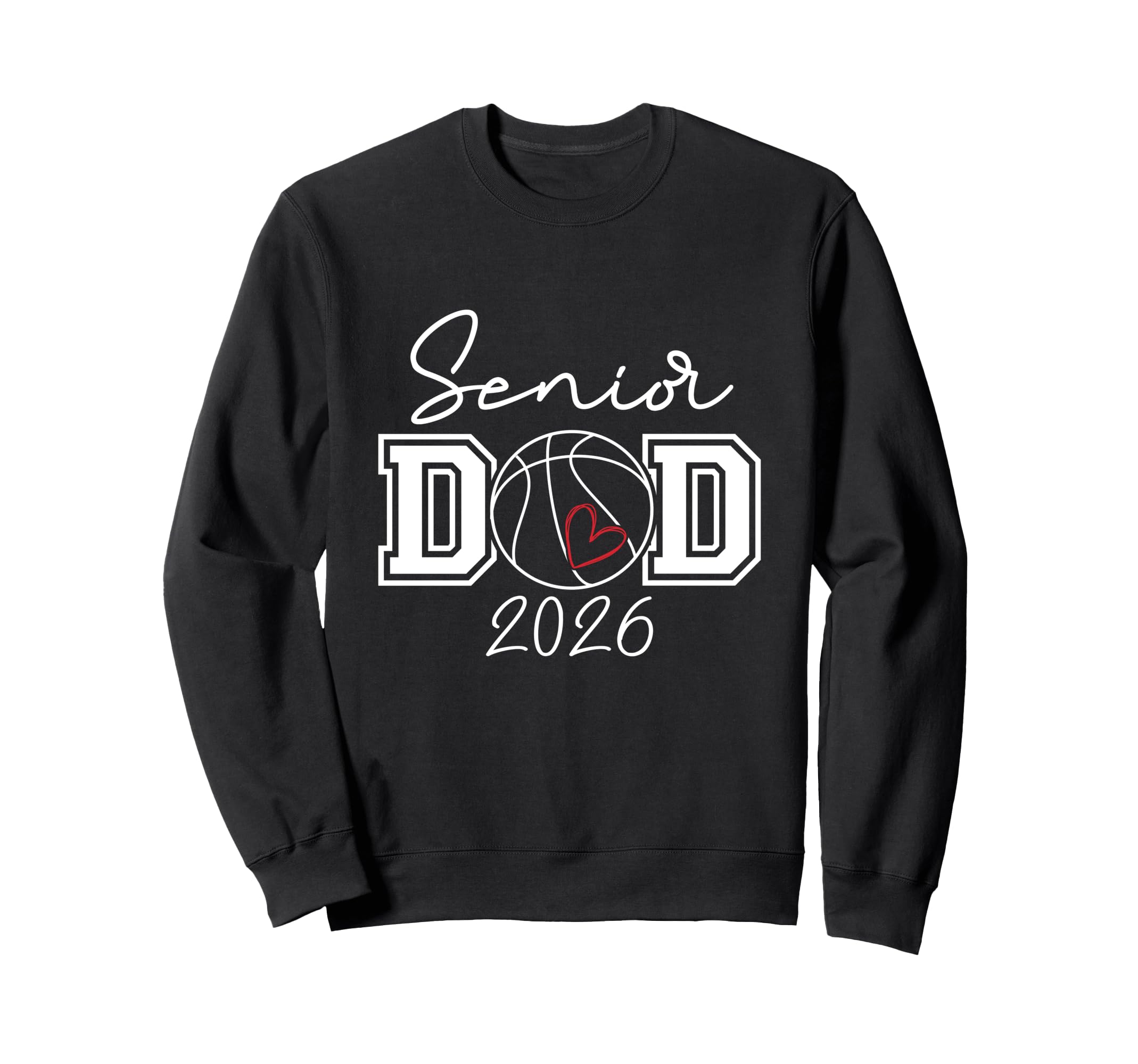 Proud Dad 2026 Senior Graduate Sweatshirt - Minimalist Print for Adults - T-Shirt, Sweatshirt, Hoodie